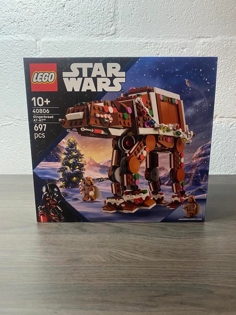 LEGO 40806 Star Wars Gingerbread AT-AT Walker, Ophalen, Nieuw, Complete set, Lego