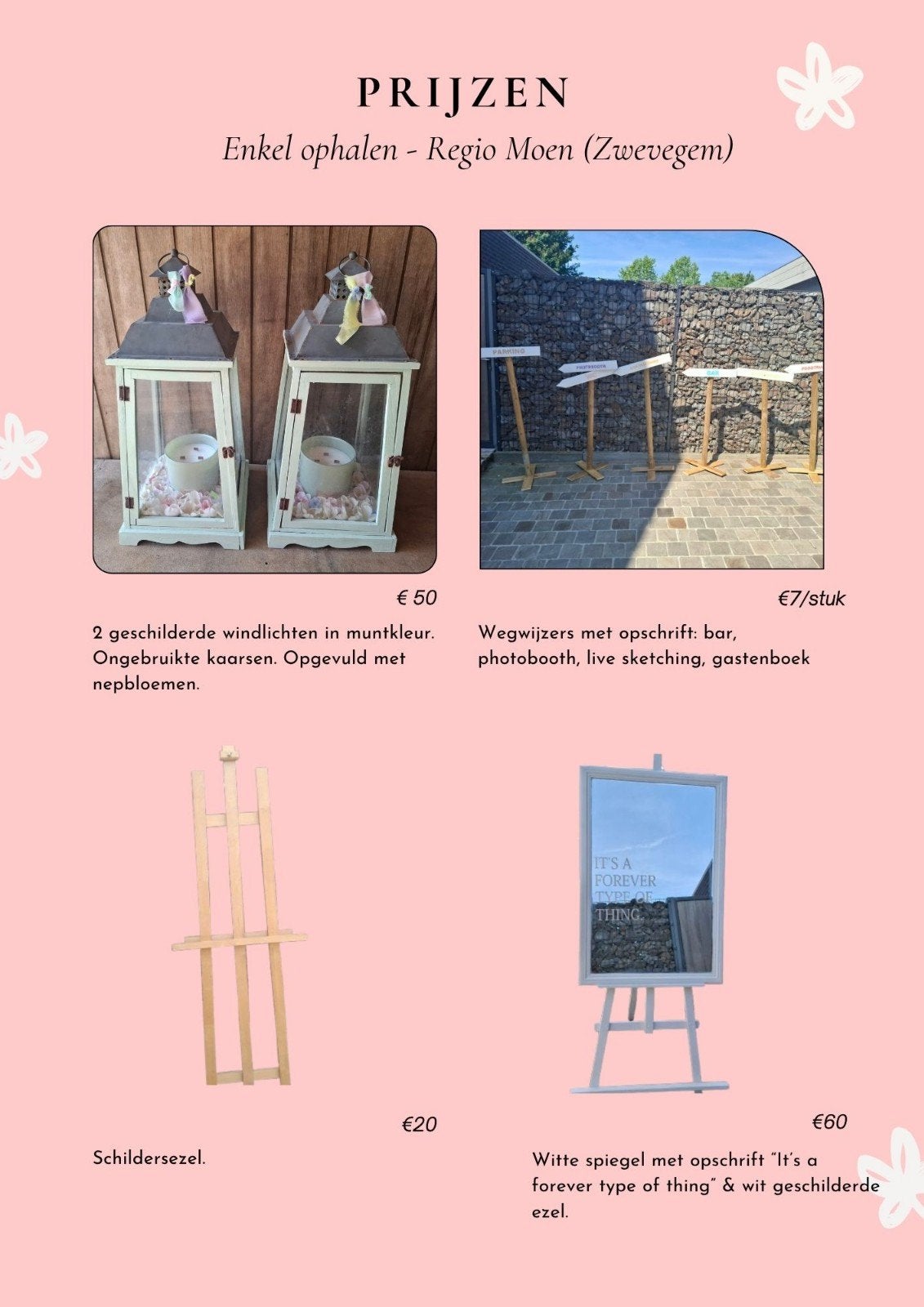 Trouwdecoratie, Hobby en Vrije tijd, Ophalen