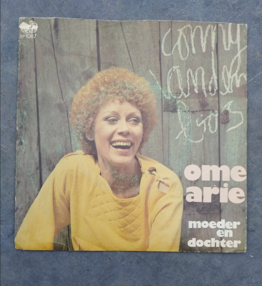 †Conny Vandenbos: "Ome Arie"/Conny Vandenbos-SETJE, Pochette photo, Enlèvement ou Envoi