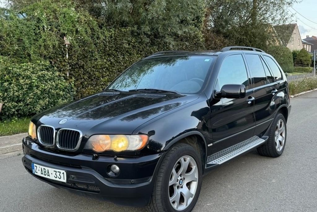 BMW X5, 3.0D, M Pack en Sport Pack, hulpprogramma!, Auto's, Zwart, Leder, Bedrijf, Diesel