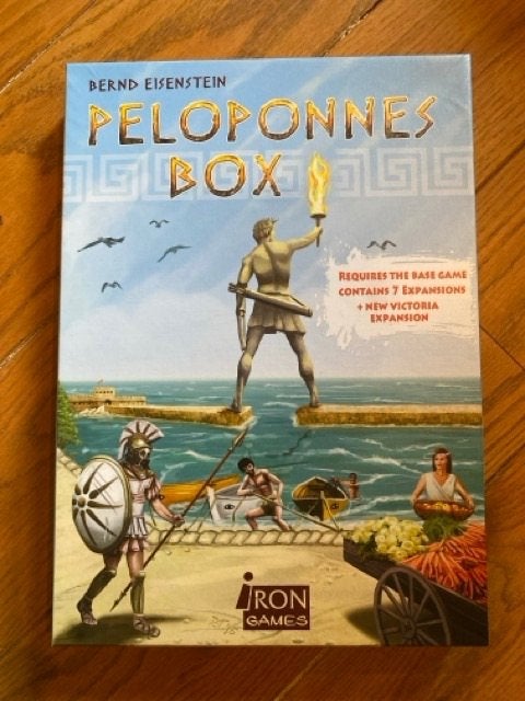 PELOPONNES + PELOPONNES BOX avec toutes extensions, Envoi
