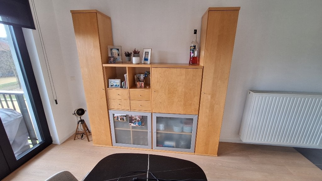 Wandkast kleur beukfineer - ikea Bonde, Maison & Meubles, 25 à 50 cm, 200 à 250 cm, Enlèvement, Utilisé
