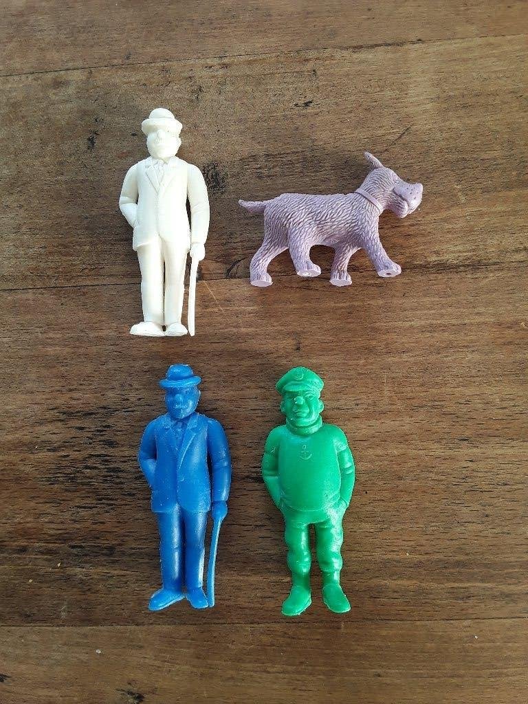 Lot figurines Tintin Esso, Ophalen of Verzenden