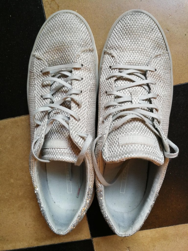 Zilverkleurige sneakers Esprit. Maat 40., Ophalen of Verzenden, Sneakers, Gedragen, Esprit