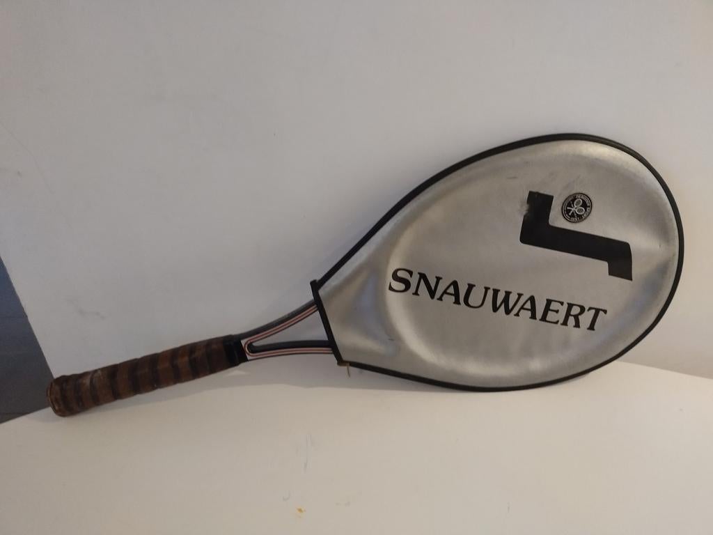 Vintage Tennisracket Snauwaert met hoes, Sport en Fitness, Ophalen of Verzenden