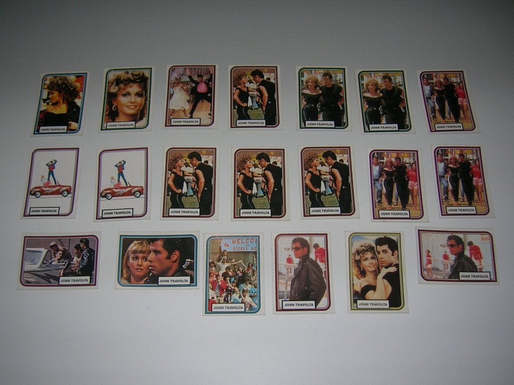 GREASE prentjes, Verzamelen, Foto's en Prenten, Ophalen, Overige onderwerpen, Prent