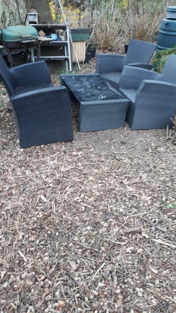 Leuke tuin loungeset met bankje, Ophalen, Loungeset