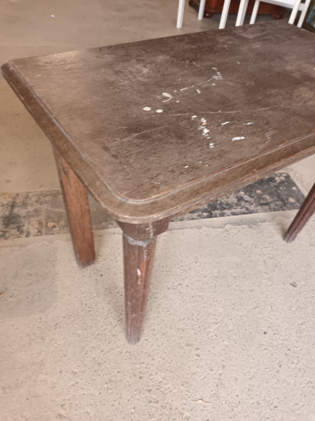 Brocante muurtafel, Ophalen