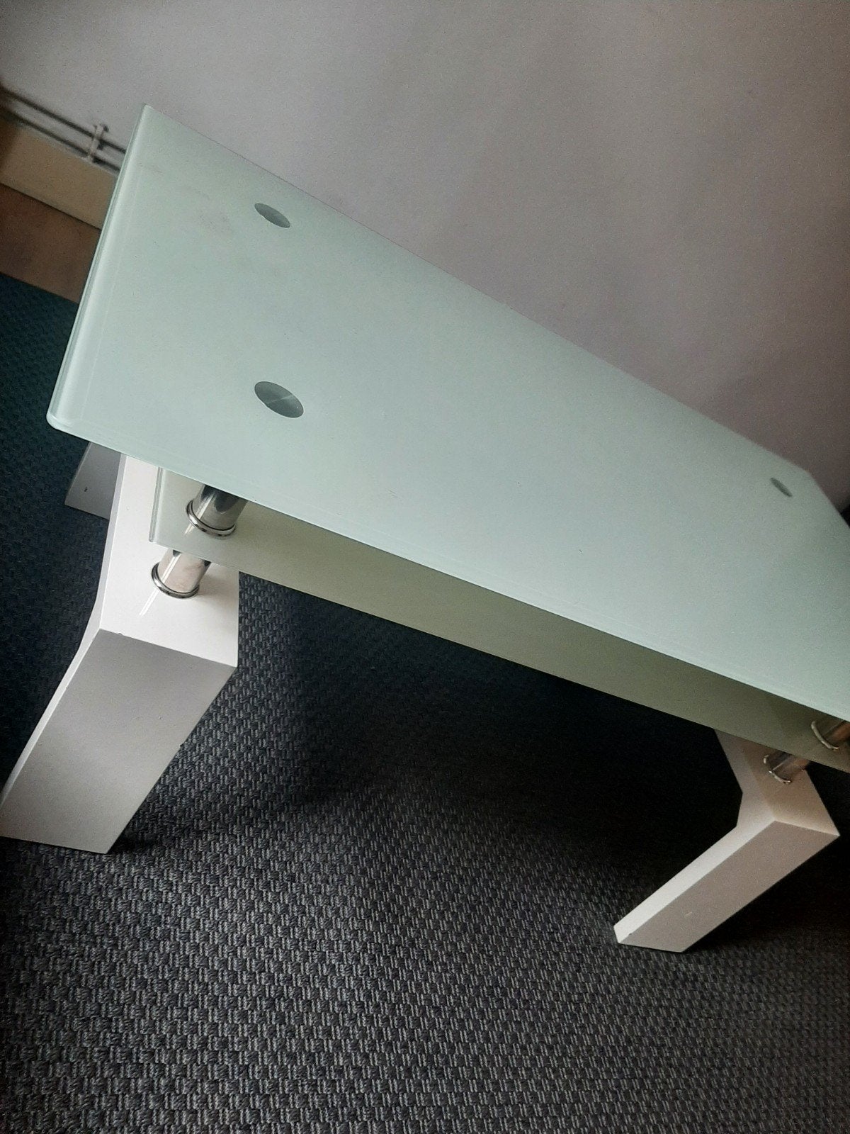 table salon en verre, Maison & Meubles, Enlèvement ou Envoi, Utilisé, Verre