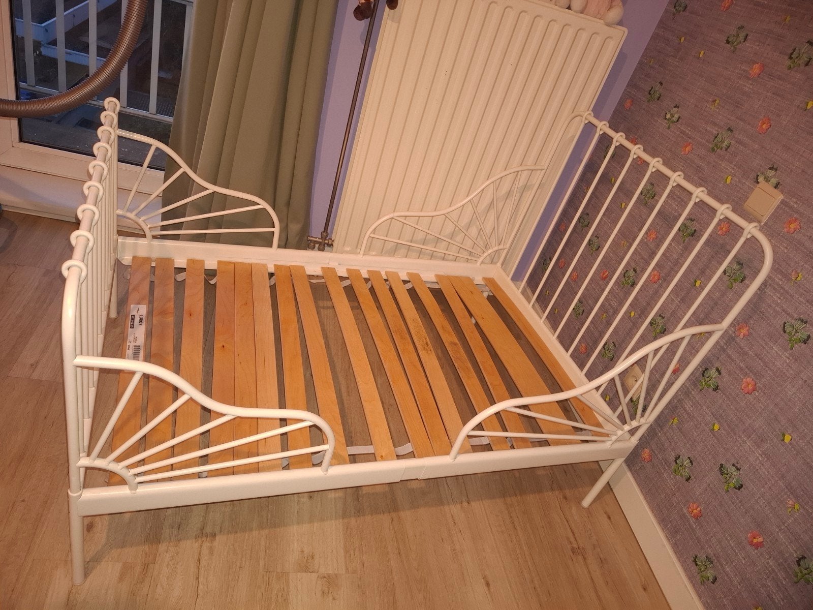 Lit de croissance Ikea 80200, blanc, Enfants & Bébés, Chambre d'enfant | Lits, Sommier à lattes, Enlèvement, 180 cm ou plus, 85 à 100 cm