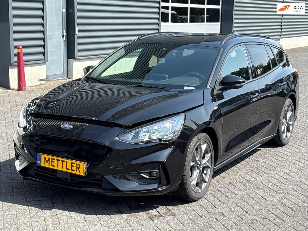 Ford Focus Wagon 1.0 EcoBoost Hybrid ST Line Business, Auto's, Euro 6, Lichtsensor, Zwart, Bedrijf