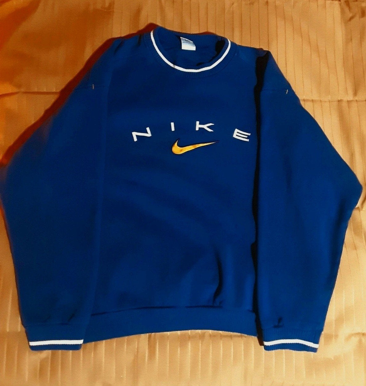 Vintage Nike Crewneck Sweatshirt ’90, Kleding | Heren, Maat 52/54 (L), Blauw, Nike, Nieuw