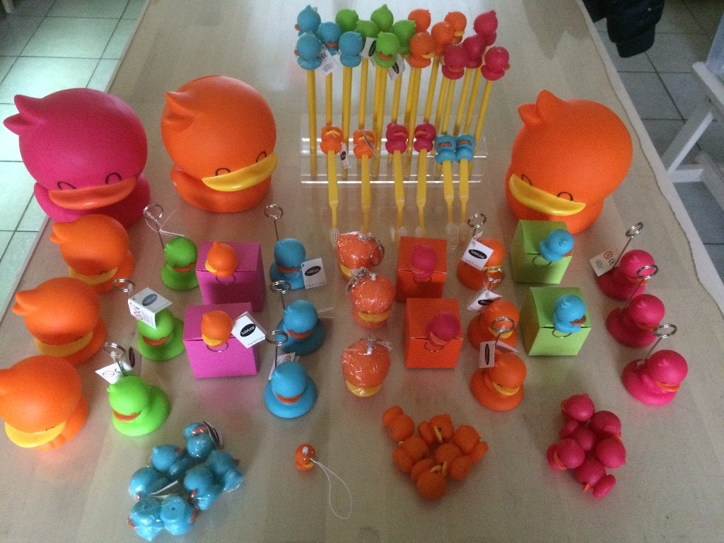 Eendje design duck multicolor van BB collectie UITVERKOOP, Kinderen en Baby's, Ophalen of Verzenden, Nieuw, Kraamcadeau