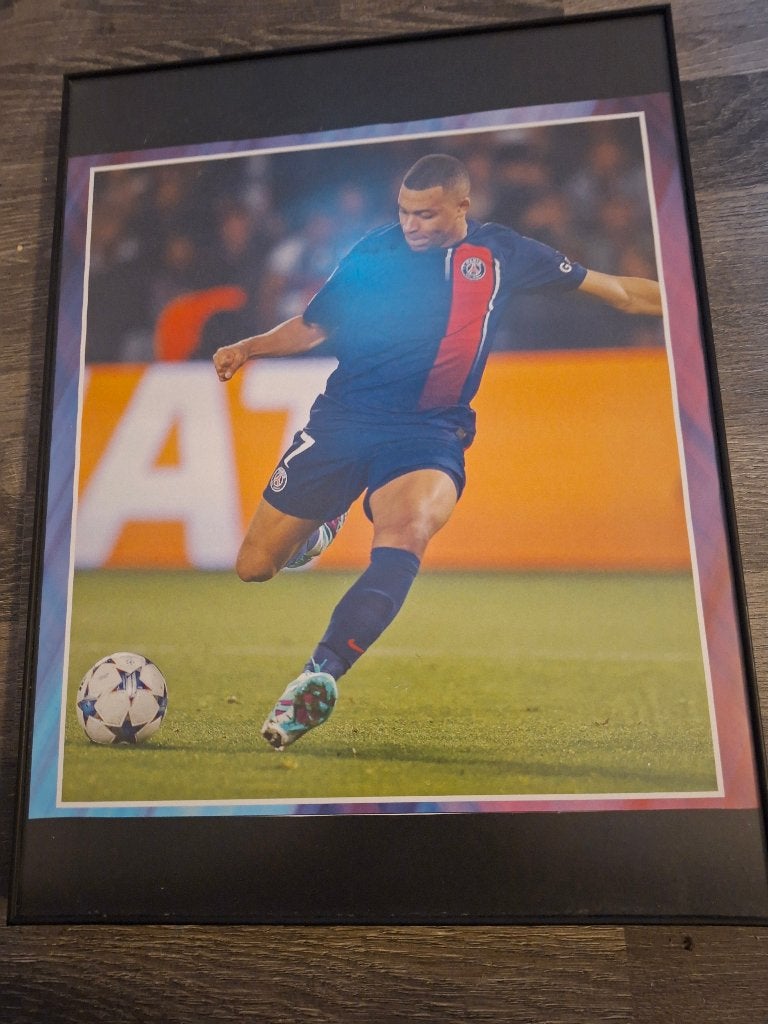 Affiche Mbappé, Envoi, Comme neuf, Affiche, Image ou Autocollant