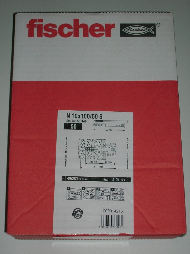 Slagpluggen Fischer, Doe-het-zelf en Bouw, Ophalen, Nieuw, Schroeven