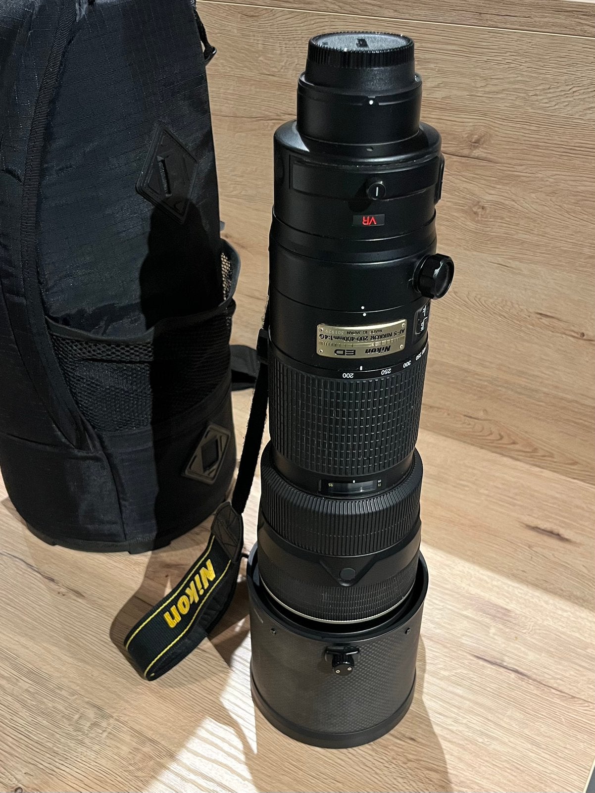 Nikon AF-S 200-400 F/4 G IF-ED VR I telelens, Audio, Tv en Foto, Ophalen, Gebruikt, Nikon, Telelens