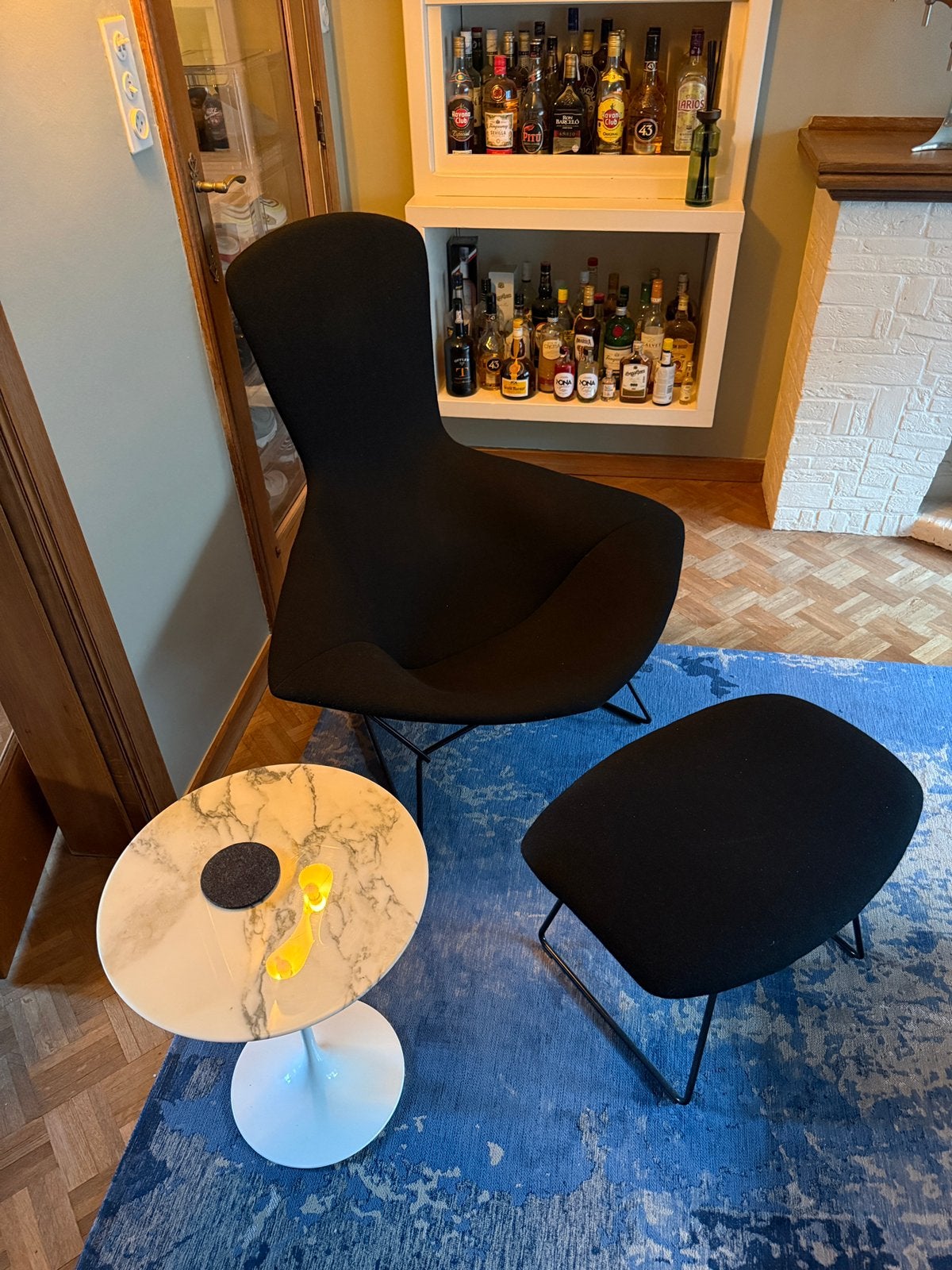 Knoll Harry Bertoia bird chair, Ophalen, Zo goed als nieuw