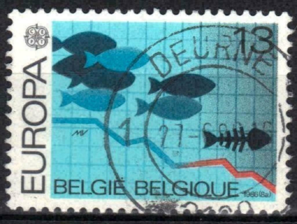 Belgie 1986 - Yvert/OBP 2211 - Europa - Natuur (ST), Postzegels en Munten, Postzegels | Europa | België, Verzenden, Gestempeld