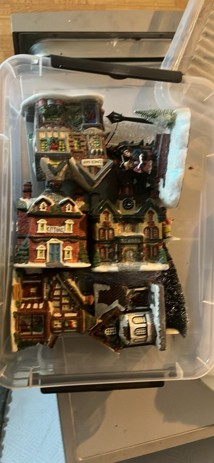 Kerstdorp te koop, Ophalen of Verzenden, Zo goed als nieuw
