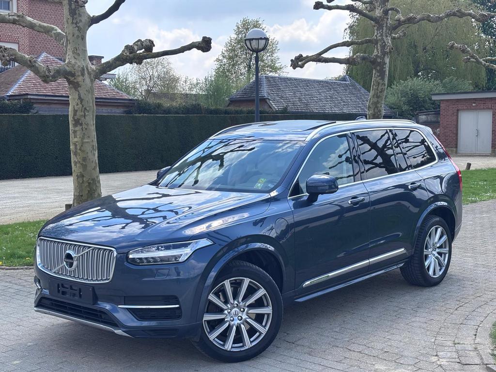 Volvo XC90 Inscription Benzine Hybride Full / Export, Auto's, Blauw, Elektrische koffer, Particulier, XC90