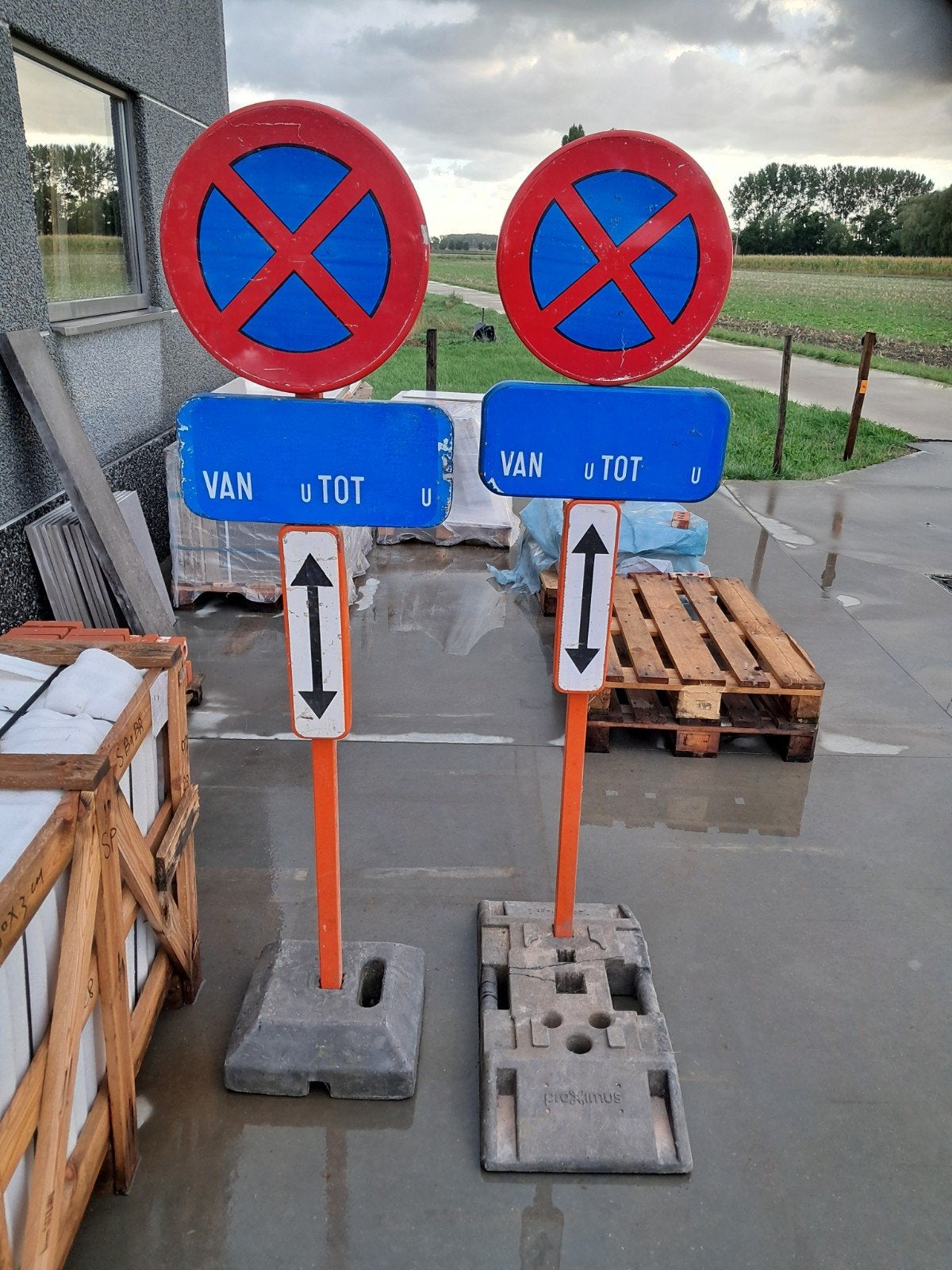parkeerverbodsborden, Doe-het-zelf en Bouw, Ophalen