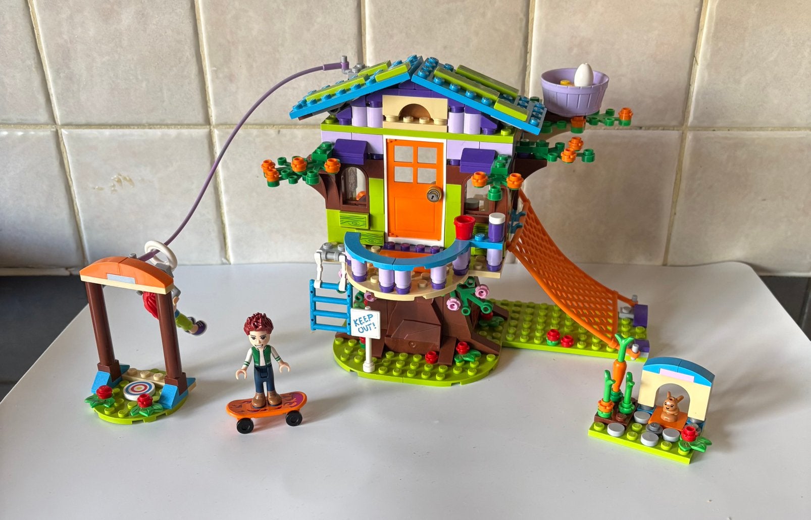 LEGO Friends Mia's boomhut 41335, Ophalen of Verzenden, Gebruikt