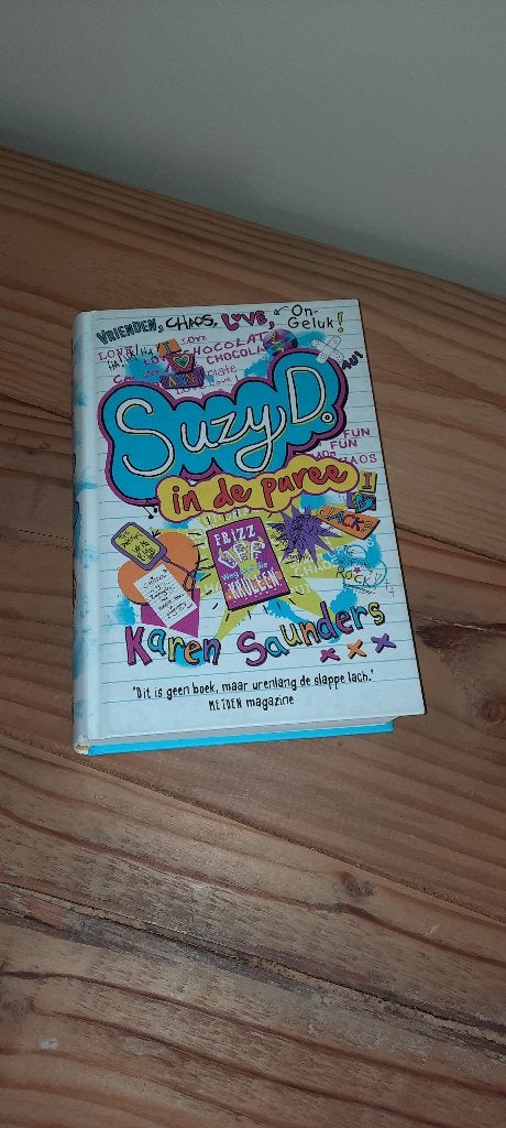 Mooi boek Suzy D. In de puree, Verzenden, Zo goed als nieuw, Karen saunders