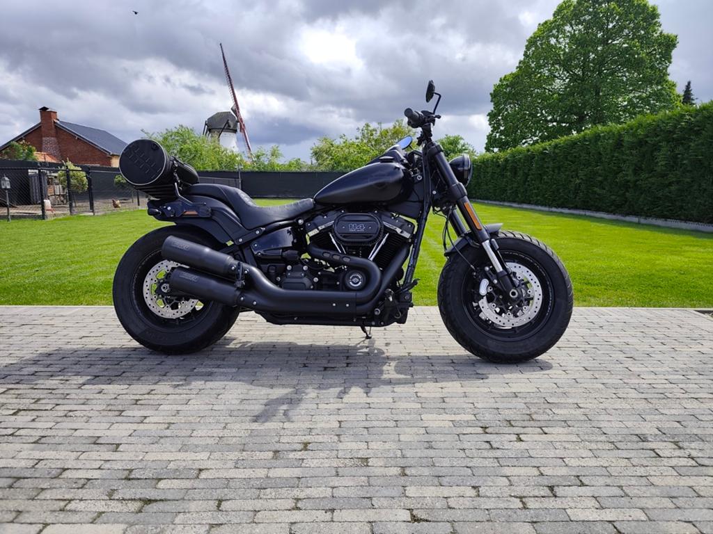 Harley Davidson Fat Bob, Permis Moto A, Chopper, 2 cylindres, Particulier