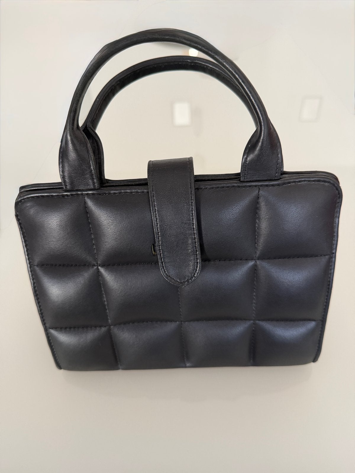 Lederen handtas ETERNO borsa, Ophalen, Zo goed als nieuw, Handtas