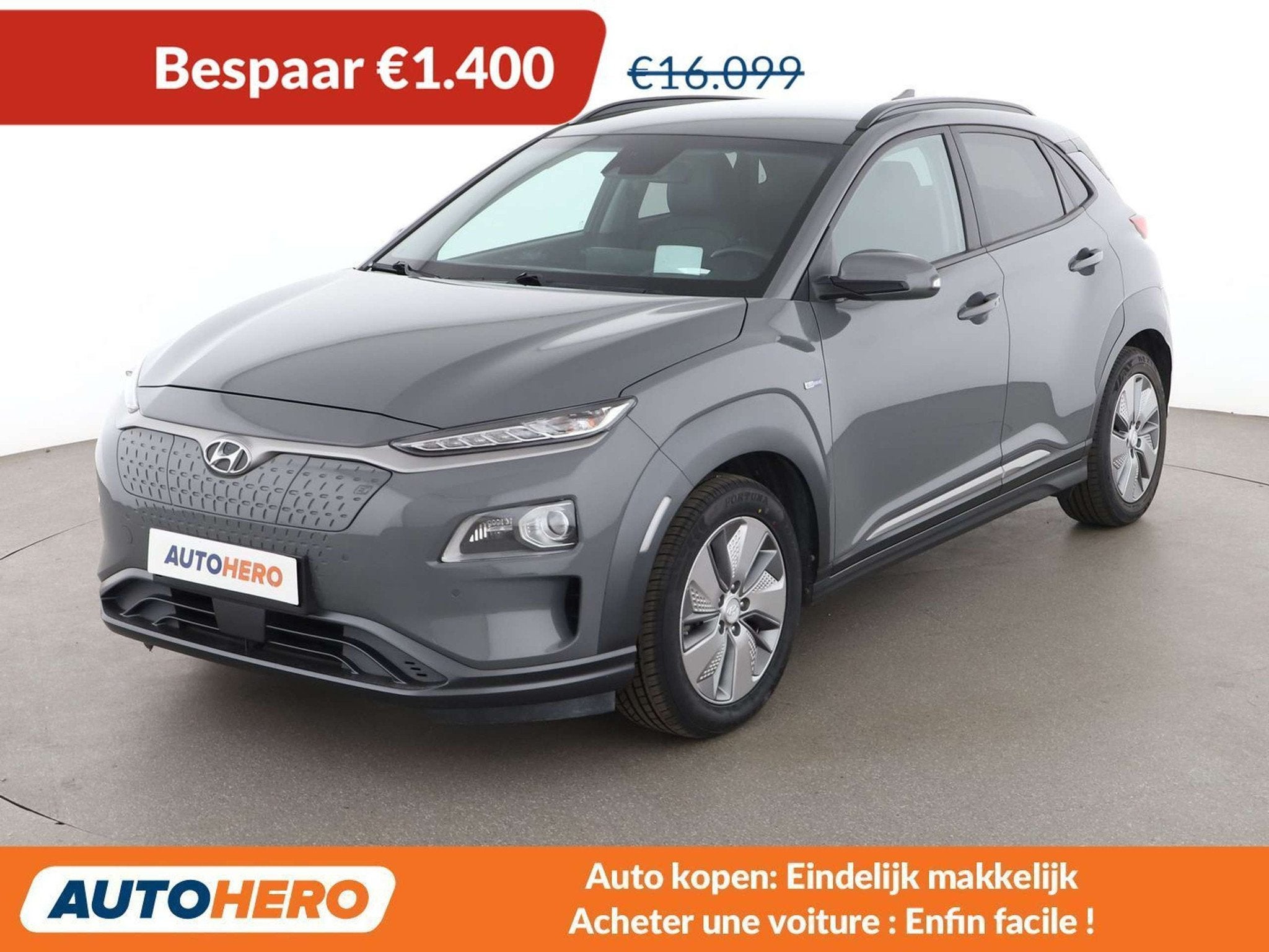 Hyundai KONA Electric drive 150 kW Premium 2WD (bj 2020), Auto's, Hyundai, Gebruikt, Adaptive Cruise Control, Leder, 5 zetels
