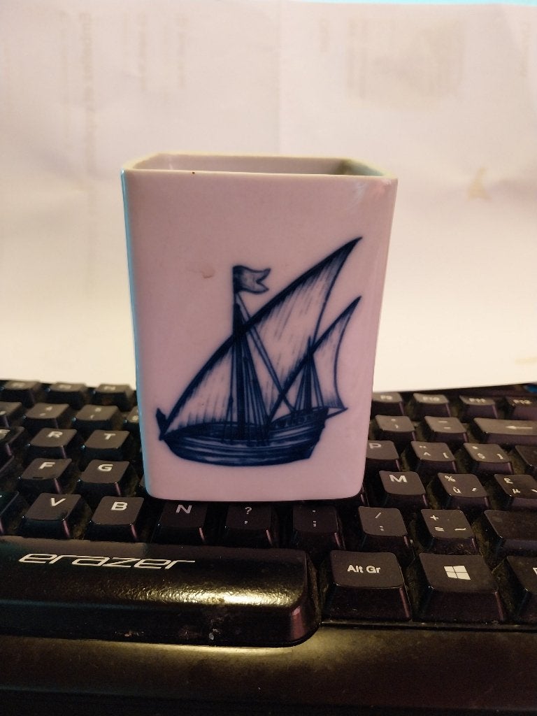 VINTAGE POT EN CERAMIQUE POUR LES 500 IEME ANNIVERSAIRE, Enlèvement ou Envoi, Comme neuf, Autres, Autres types