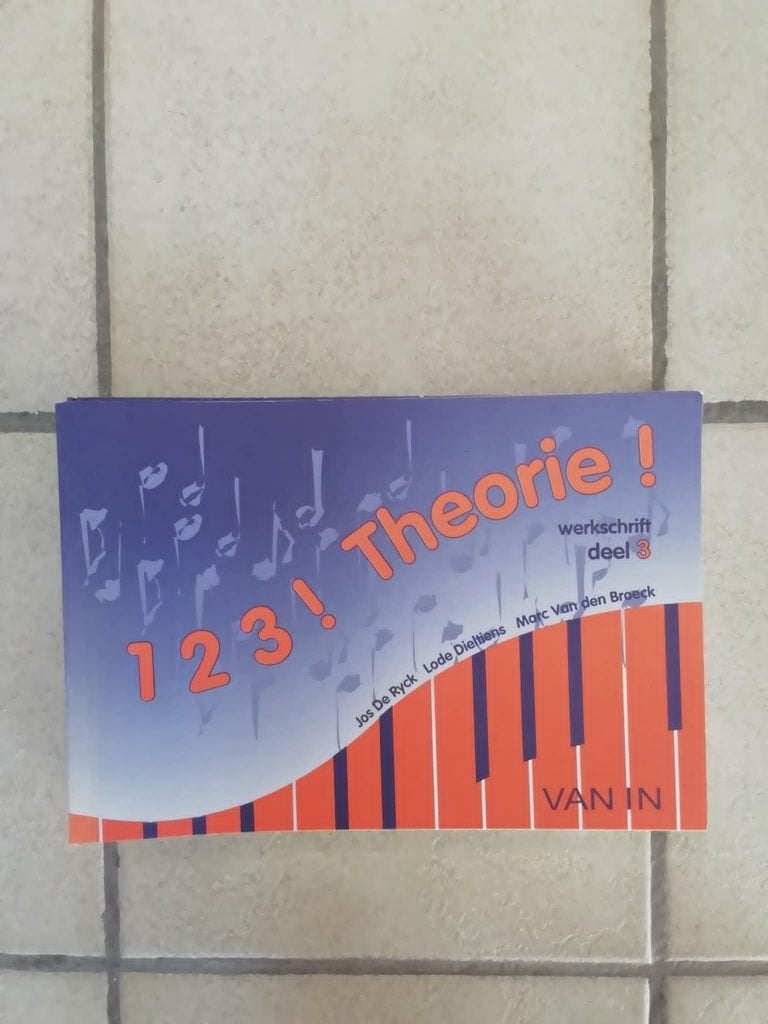 123 theorie - werkschrift notenleer 3e jaar, Ophalen, Nieuw