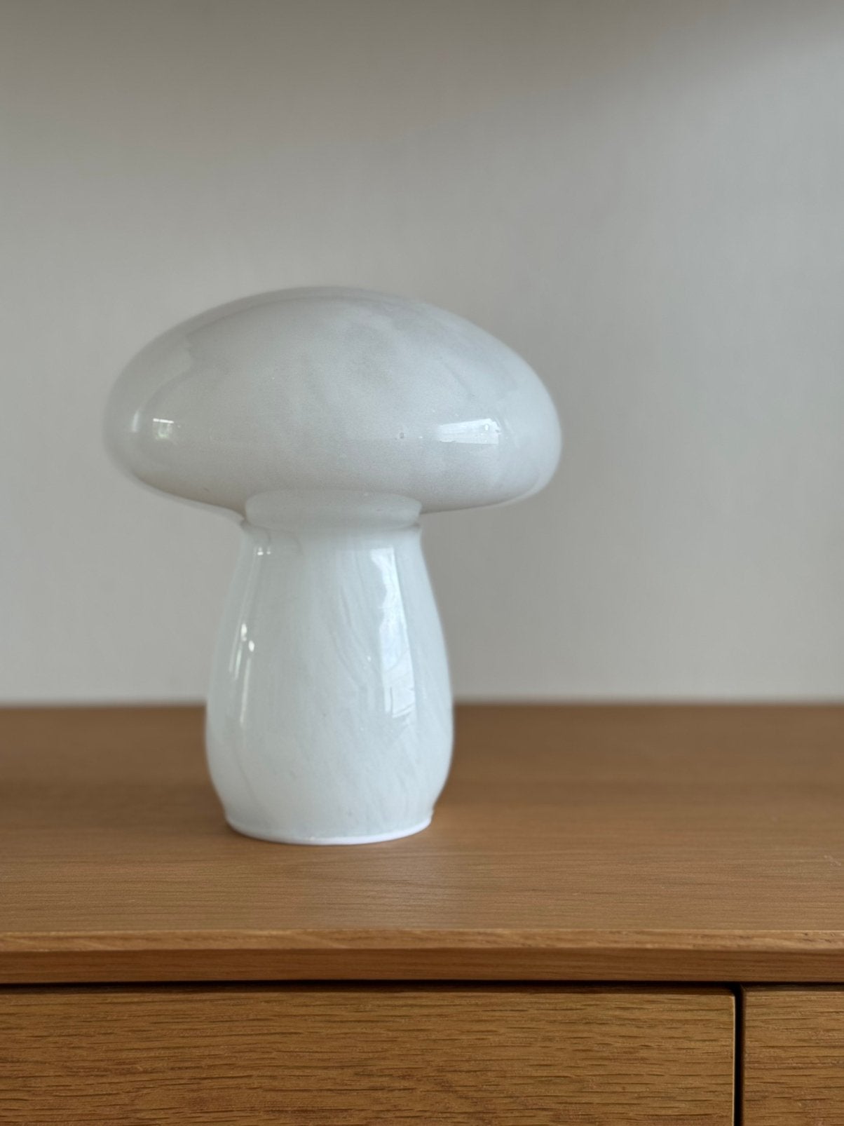 Glazen paddenstoel lamp | sfeerverlichting, Enlèvement ou Envoi, Comme neuf, Verre