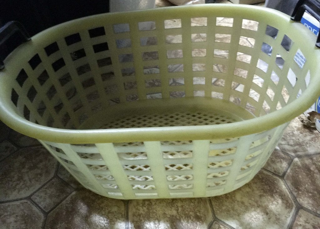 panier à linge ovale robuste en parfait état - 55x45x30 cm, Enlèvement ou Envoi