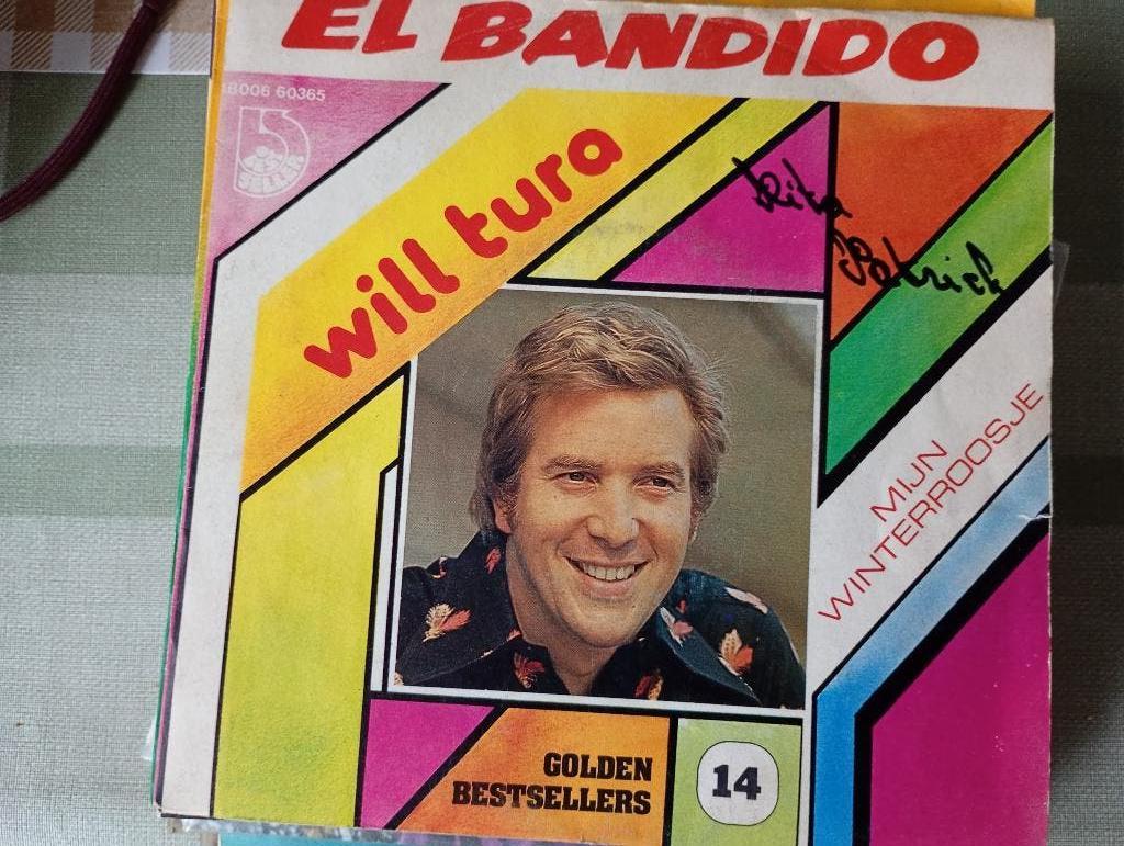Will Tura - Mijn winterroosje / El bandido, Cd's en Dvd's, Vinyl Singles, Gebruikt, 7 inch, Single, Ophalen of Verzenden
