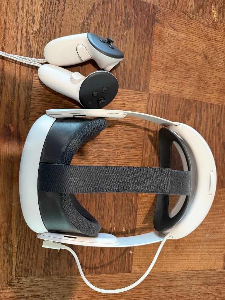 Meta Quest 3 512GB met elitestrap, Consoles de jeu & Jeux vidéo, Virtual Reality, Enlèvement ou Envoi, Comme neuf, Lunettes VR
