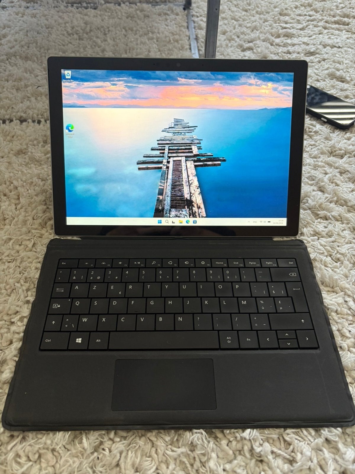 Microsoft Surface Pro 7 - 256GB SSD 8GB RAM, Computers en Software, Windows Tablets, Ophalen, Gebruikt, Surface Pro 7, Uitbreidbaar geheugen