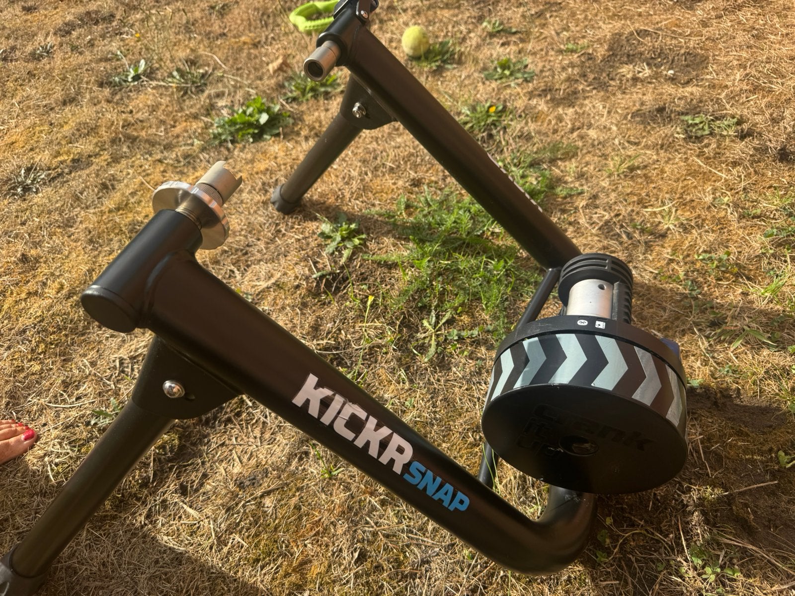 Wahoo Kickr Snap met adapter en voorwielsteun, Fietsen en Brommers, Ophalen, Gebruikt, Overige merken