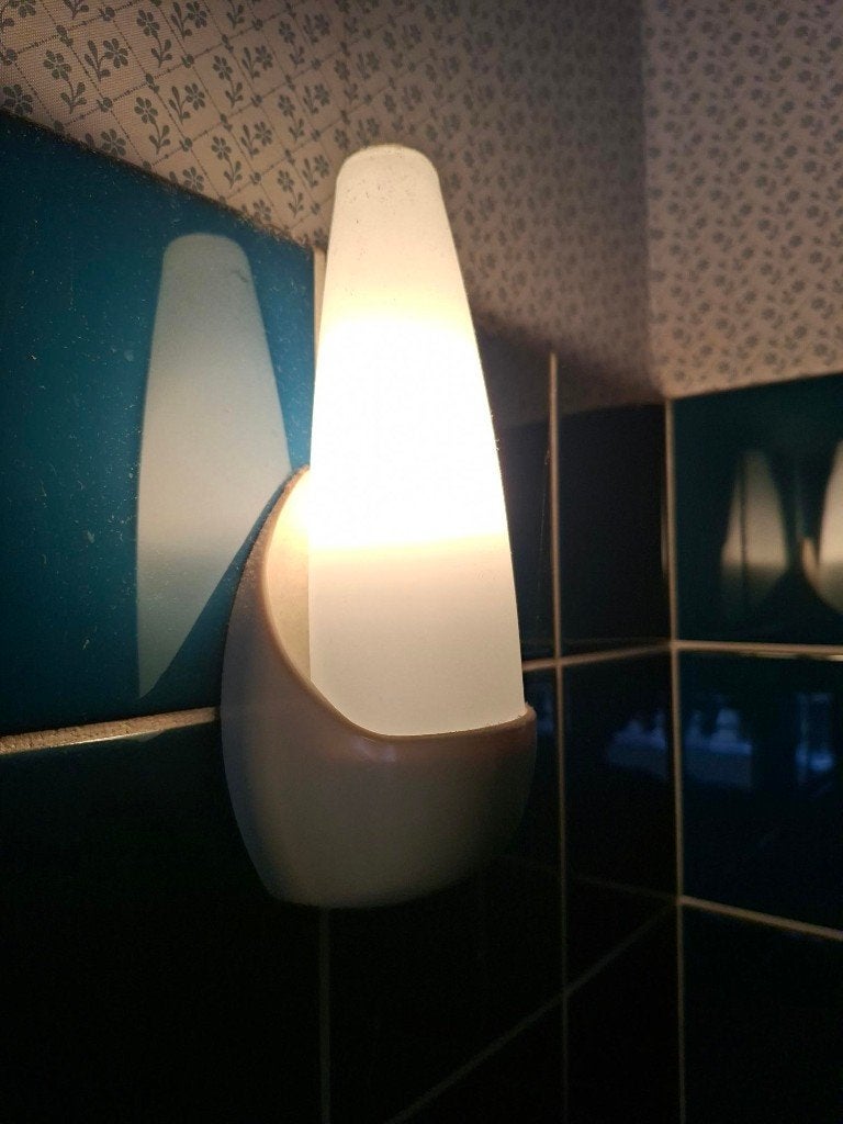 Wandlamp vintage  - set van 2, Ophalen, Zo goed als nieuw, Glas, Wandlamp