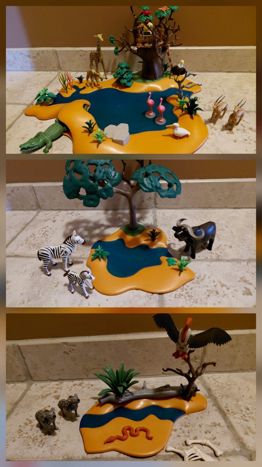 playmobil 3 sets landschap met wilde dieren set 4827, 4828,4, Ophalen of Verzenden