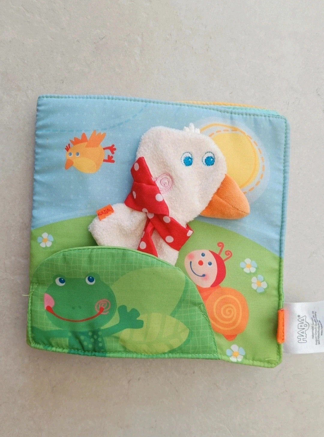 haba stoffen boekje met vingerpoppetje, Enfants & Bébés, Jouets | Jouets de bébé, Enlèvement ou Envoi