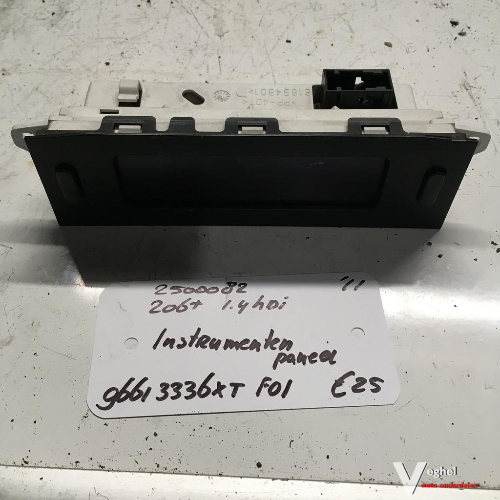 Peugeot 206+ 2011  Instrumentenpaneel  9661 3336XT F01, Auto-onderdelen, Dashboard en Schakelaars, Gebruikt, Ophalen of Verzenden
