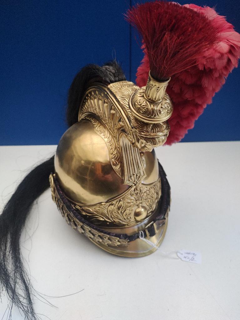 # 91 Franse kurassier off helm mod 1870, Collections, Objets militaires | Général, Envoi