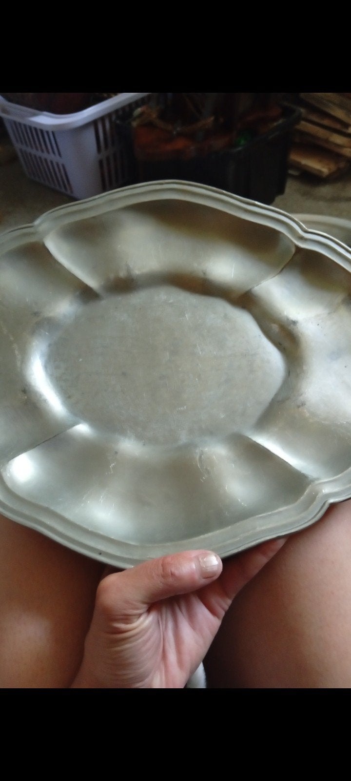 Plat en etain 750 g