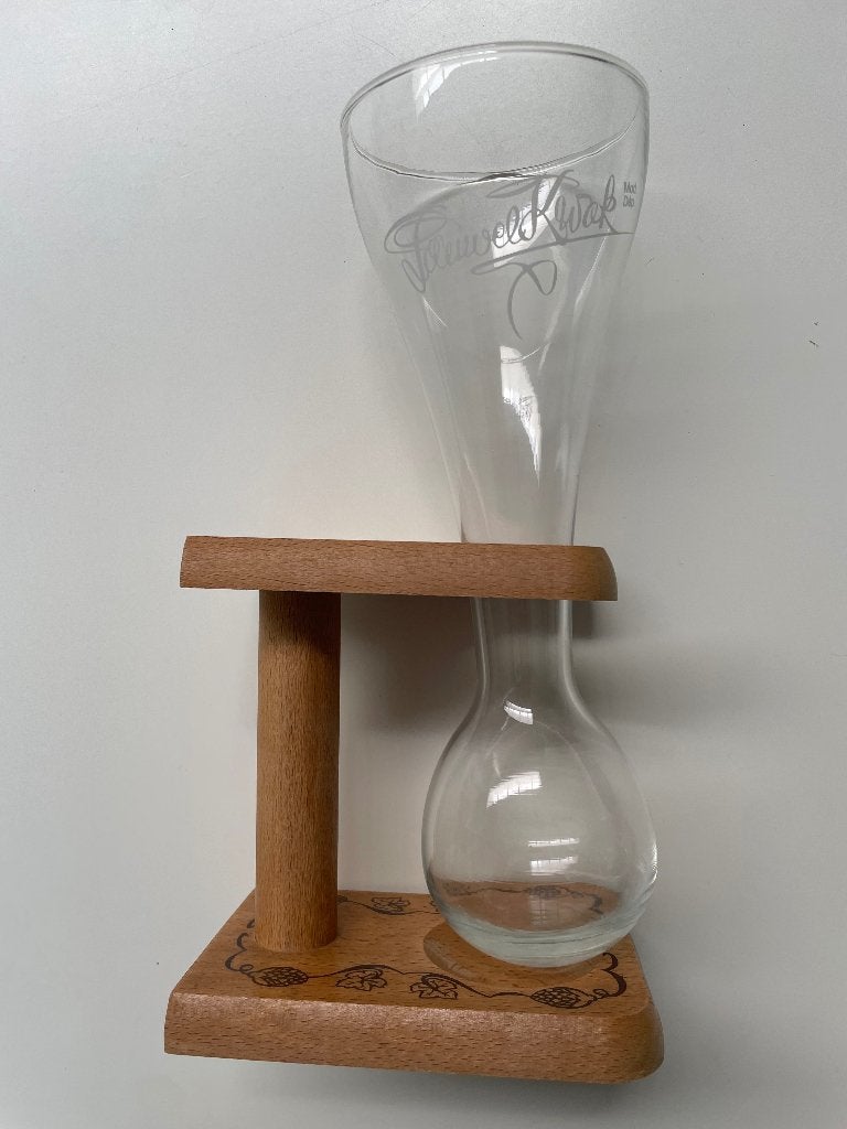 Kwak glas met houder, Verzamelen, Ophalen, Gebruikt, Glas of Glazen, Overige merken