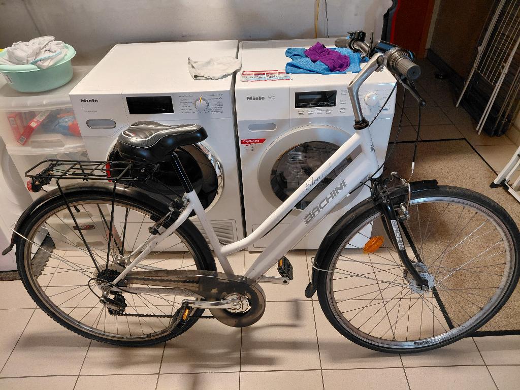 dames en meisjesfiets, Gebruikt, Velgrem, Versnellingen, Ophalen