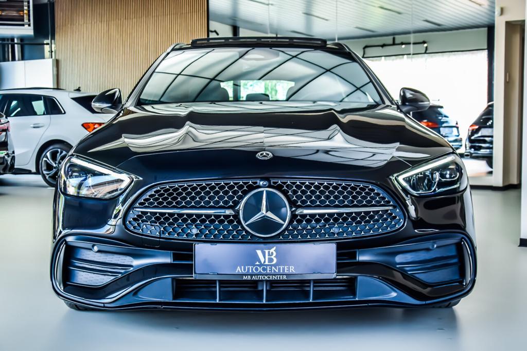Mercedes-Benz C 200 d AMG-Line Night Edition 04/2022, Auto's, Mercedes-Benz, 116 g/km, 4 cilinders, 0 kg, Zwart