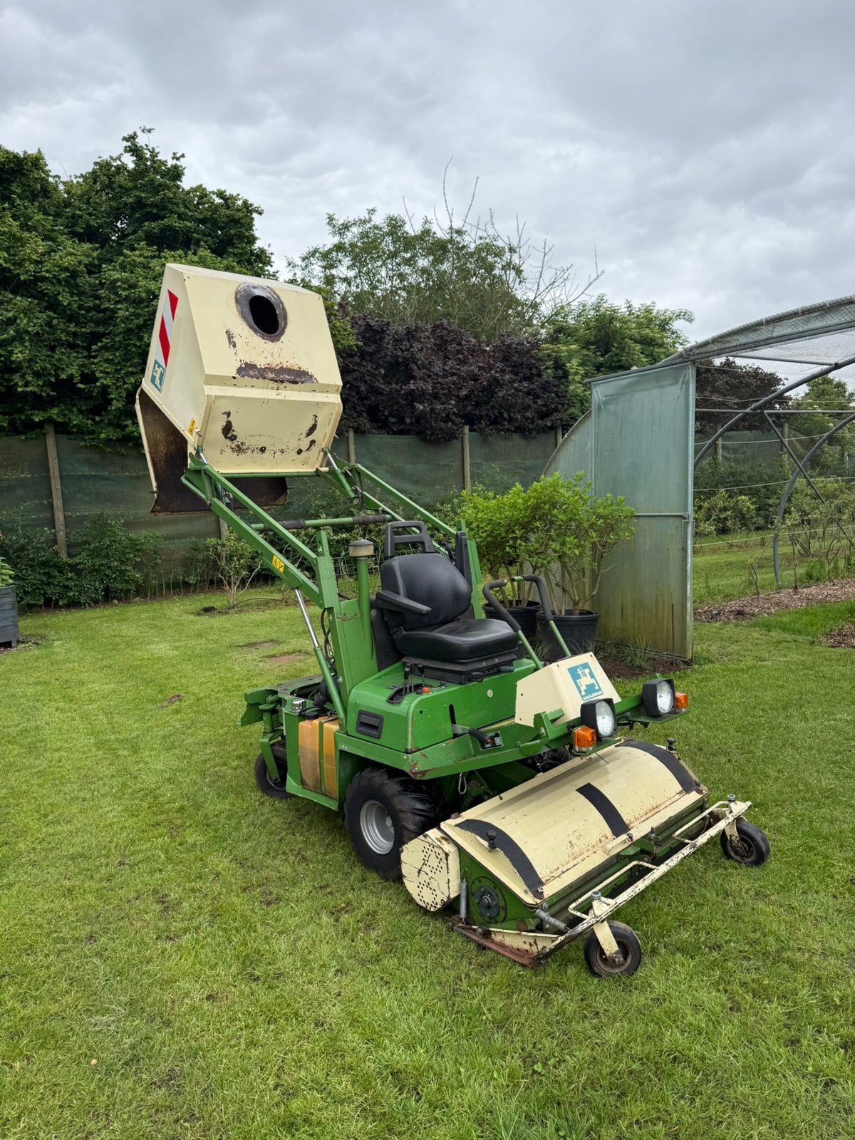 Amazone Profihopper 125, Tuin en Terras, Zitmaaiers, Ophalen, Gebruikt, Mulchfunctie, 120 cm of meer