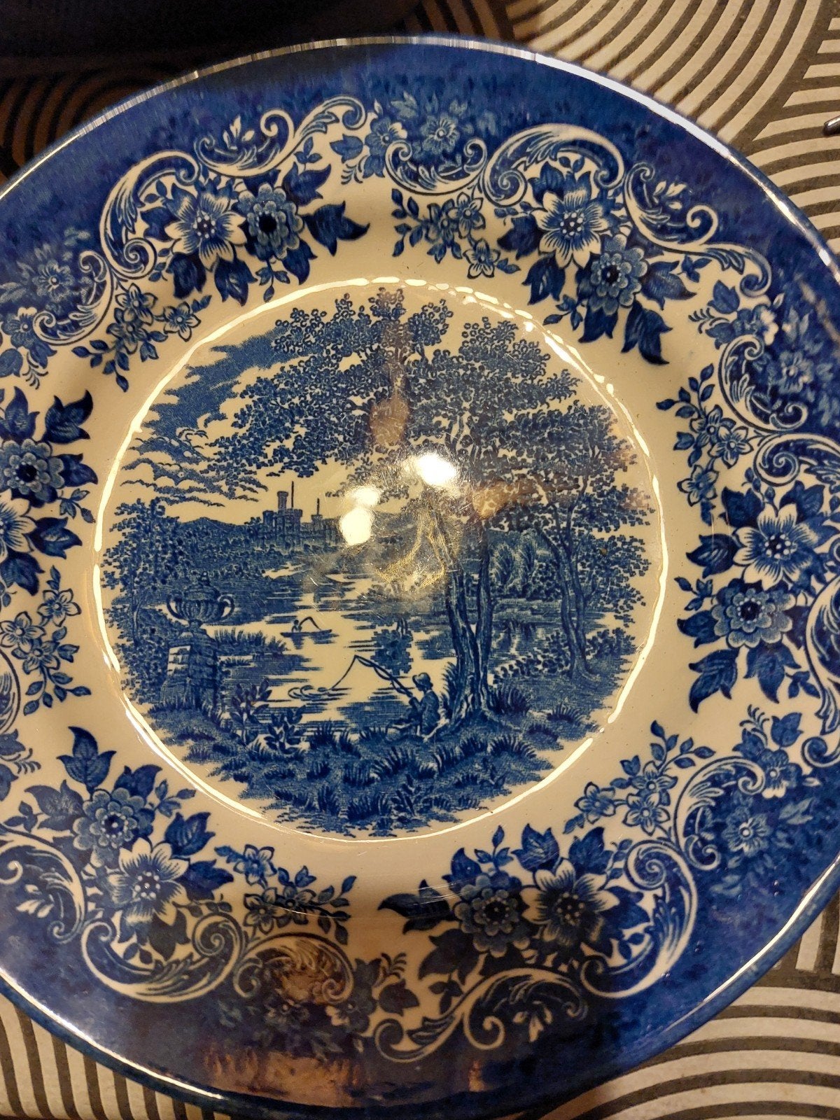 vintage Broadhurst Staffordshire Ironstone bord,, Enlèvement