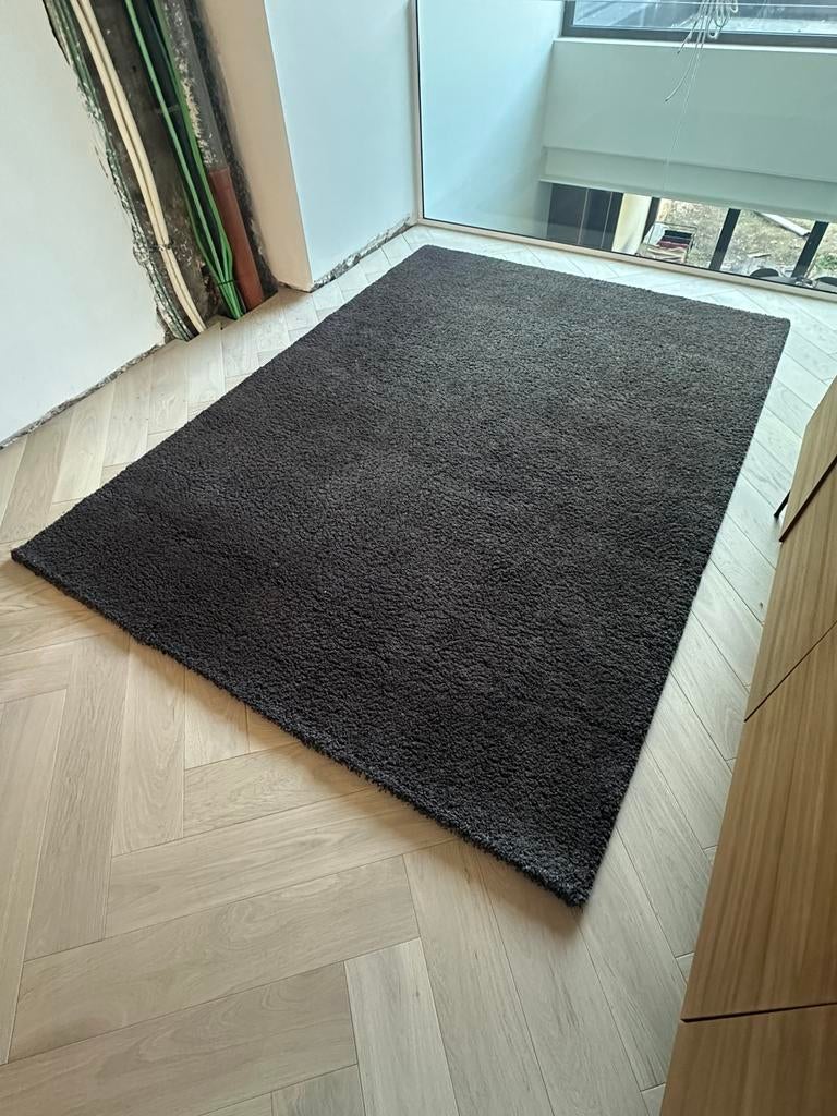 Tapijt - donkerbruin, Huis en Inrichting, Ophalen, Gebruikt, Bruin, 150 tot 200 cm